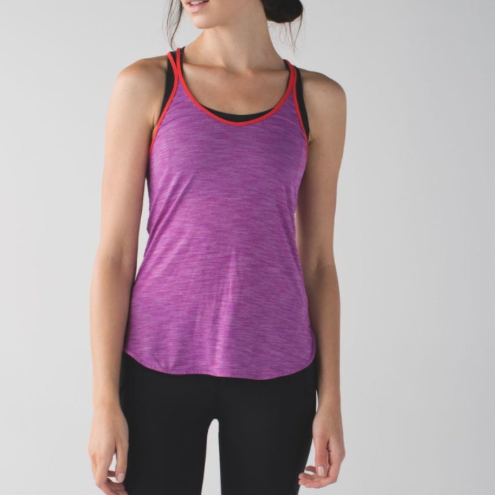 Lululemon purple tanktop